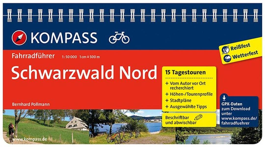 KOMPASS Fahrradführer Schwarzwald Nord: mit Routenkarten im optimalen Maßstab. Leisure, Home & Garden