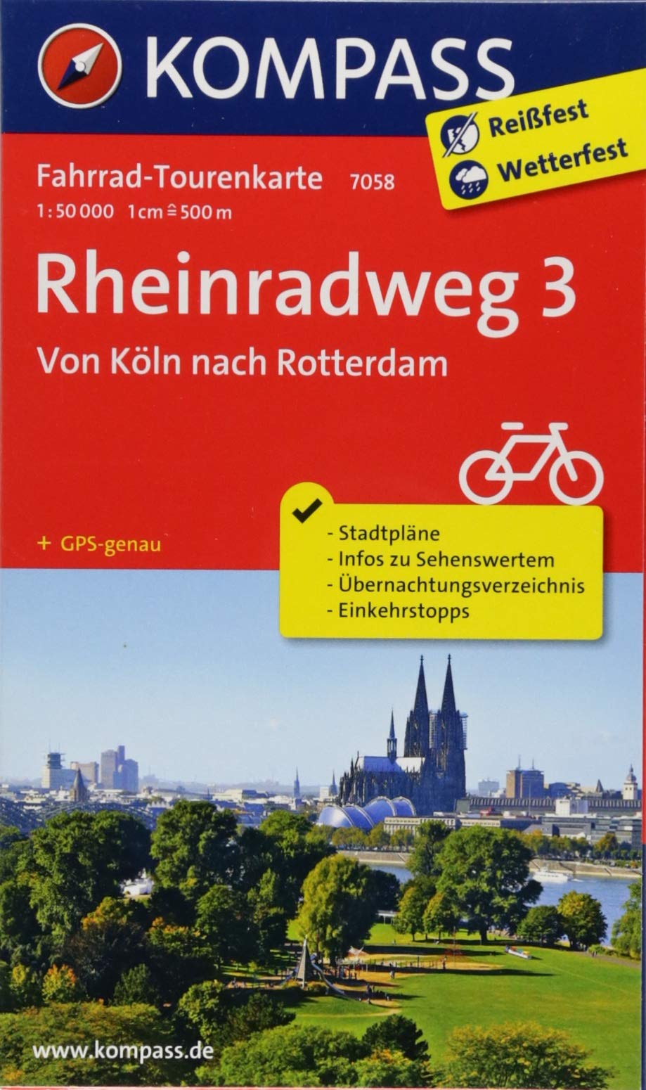 Rheinradweg 03. Von Köln nach Rotterdam 1 : 50 000 Leisure, Home & Garden Books
