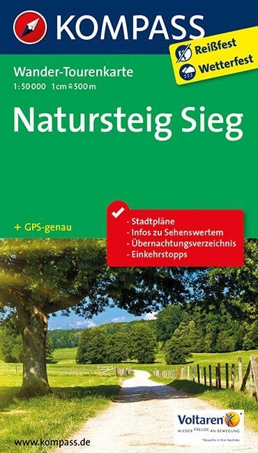 Natursteig Sieg 1 : 50 000 book