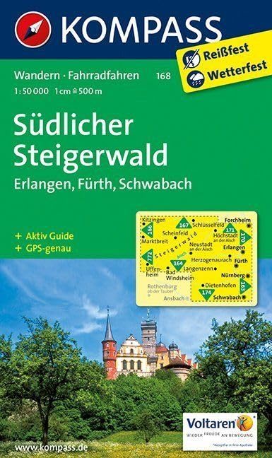 Südlicher Steigerwald - Erlangen - Fürth - Schwabach 1 : 50 000 Leisure, Home & Garden