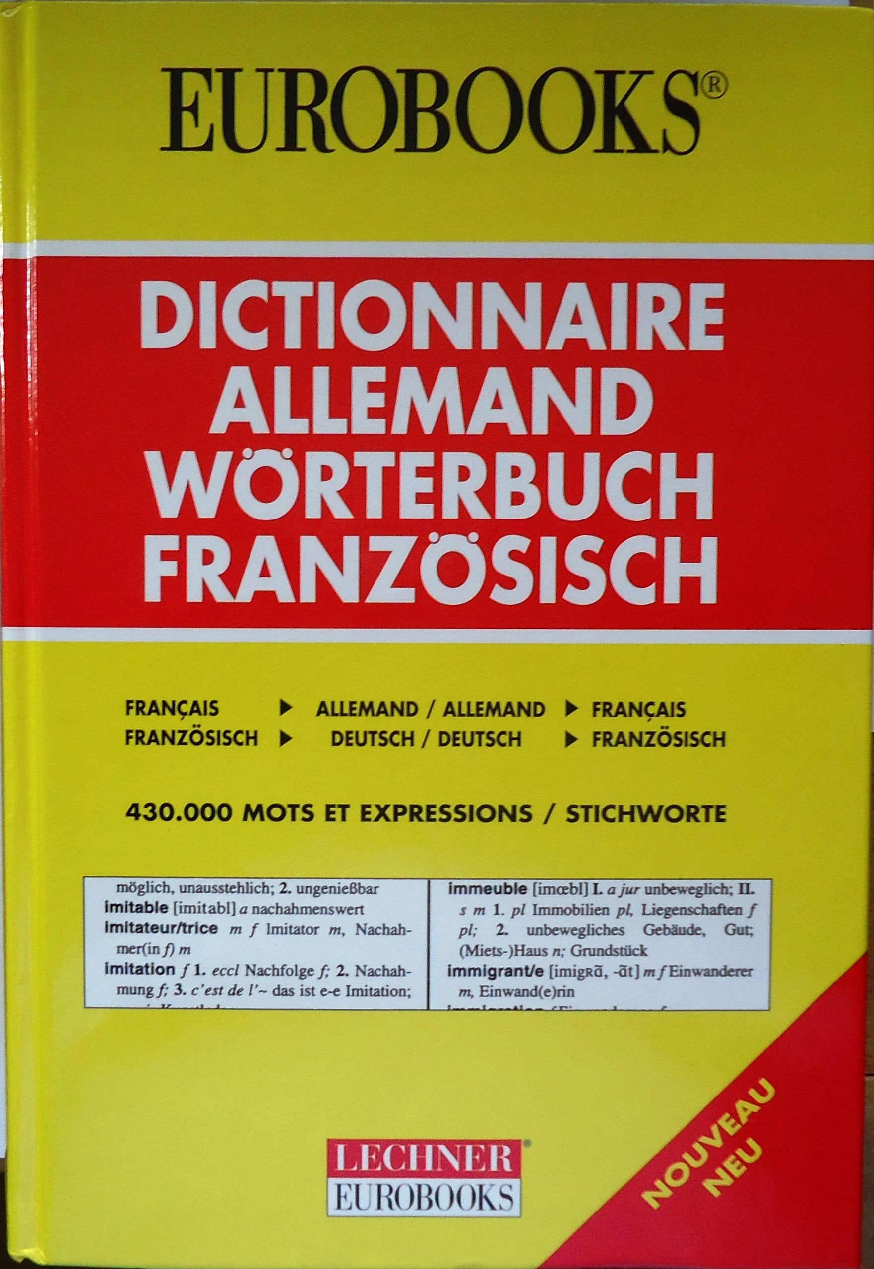 Wörterbuch französisch Books