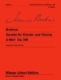Violin Sonata Op. 108: Edited from the original edition. op. 108. violin and piano. Arts & Music