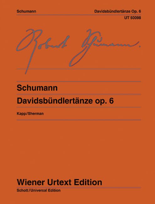 Davidsbundlertanze Opus 6: Edited from the sources. op. 6. piano. Arts & Music