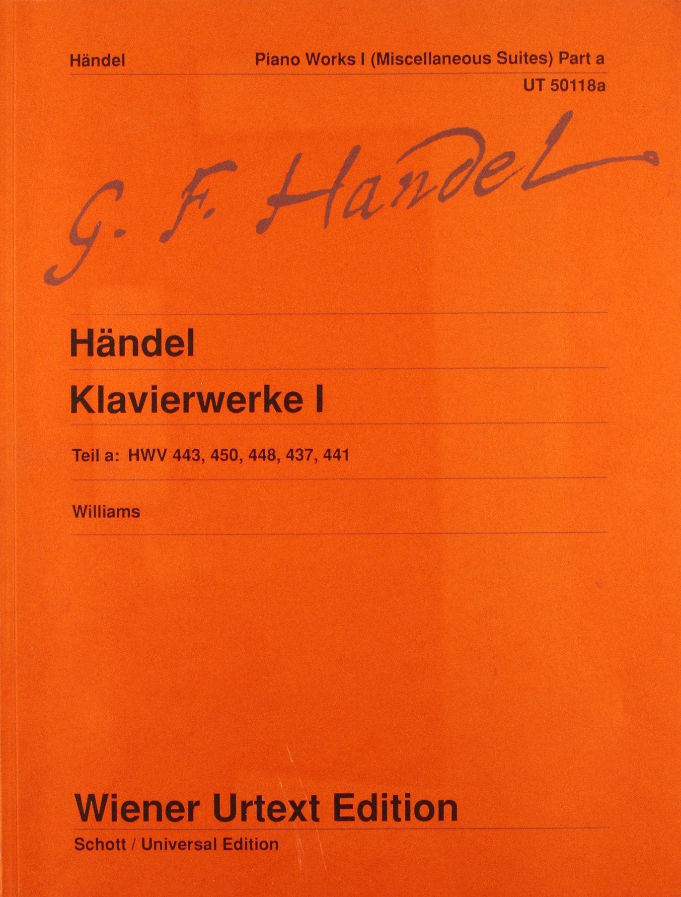 Sämtliche Klavierwerke: Verschiedene Suiten. Nach Autografen, Abschriften und Drucken. Band 1a. Klavier. (Wiener Urtext Edition, Band 1a) Sheet Music