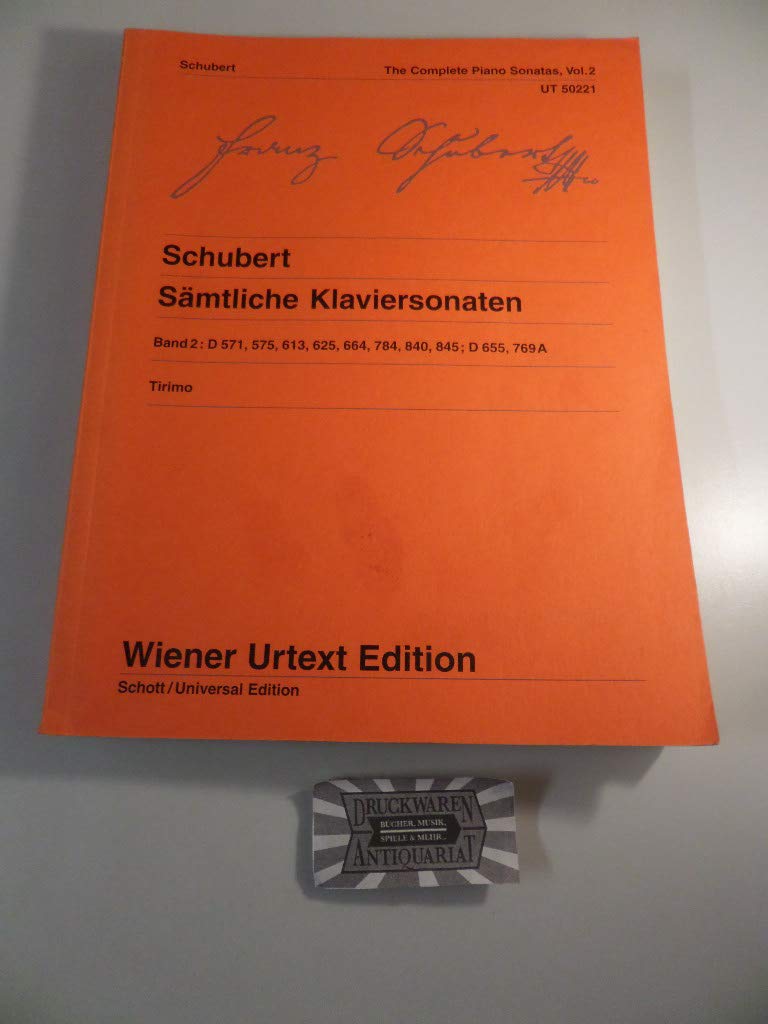 Samtliche klaviersonaten band 2 piano book