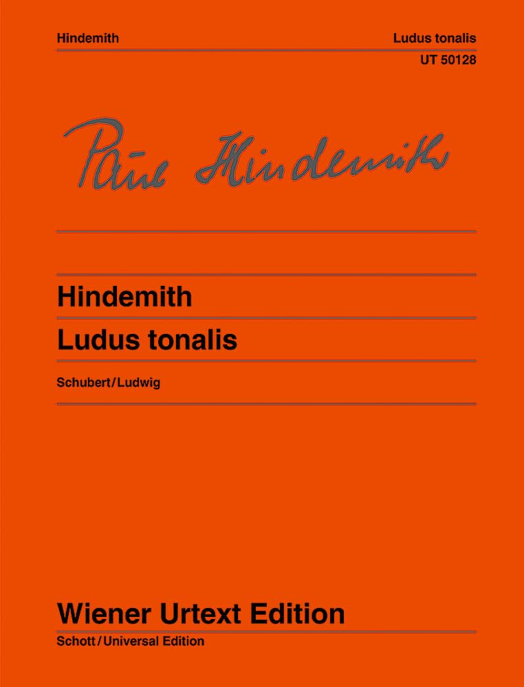 Ludus tonalis: Studies in Counterpoint, Tonal Organisation & Piano Playing. Klavier. (Wiener Urtext Edition) Sheet Music