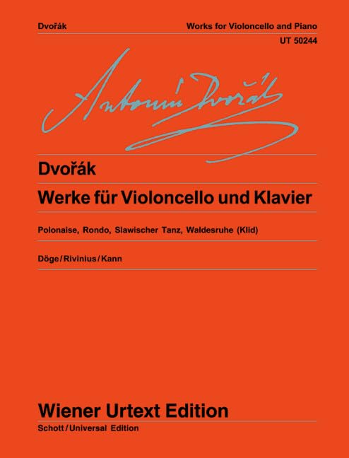 Werke für Violoncello und Klavier: Nach den Quellen herausgegeben. Violoncello und Klavier. (Wiener Urtext Edition) Sheet Music