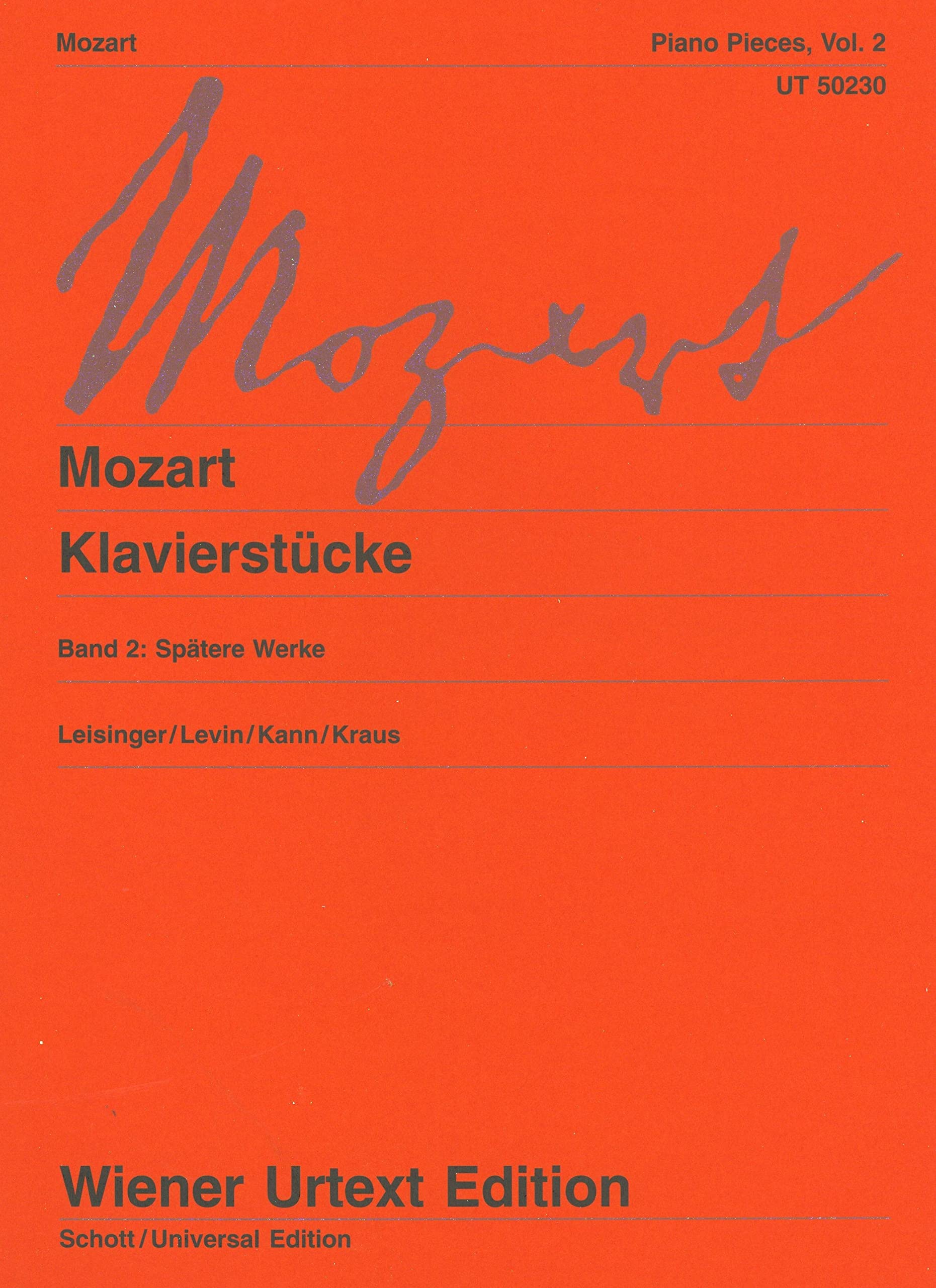 Pièces pour piano: Oeuvres tardives - Edité d'après les sources. piano. book