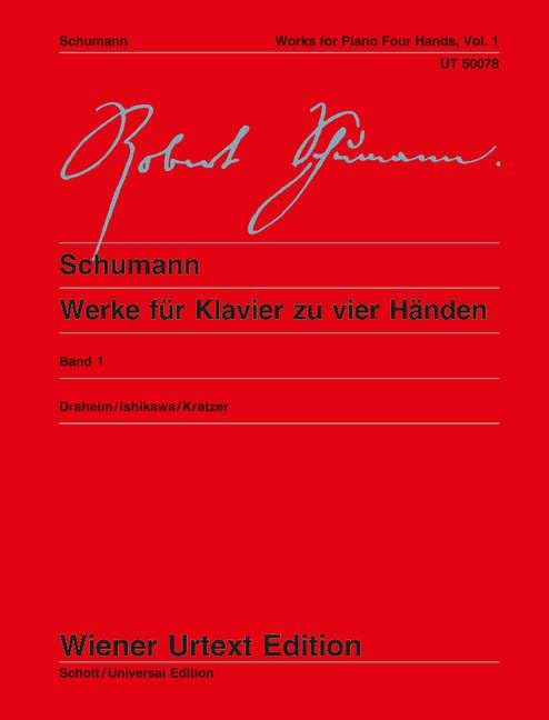 Works for Piano 4 Hands Vol. 1: Edité d'après les sources par Joachim Draheim. Doigté et Notes sur les doigtés et l'exécution de Noriko Ishikawa-Kratzer et Manfred Kratzer.. piano (4 hands). Arts & Music