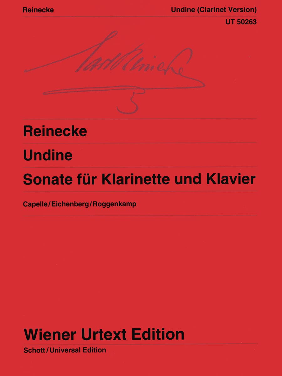 Undine: Sonate für Klarinette und Klavier. op. 167. Klarinette und Klavier. Sheet Music