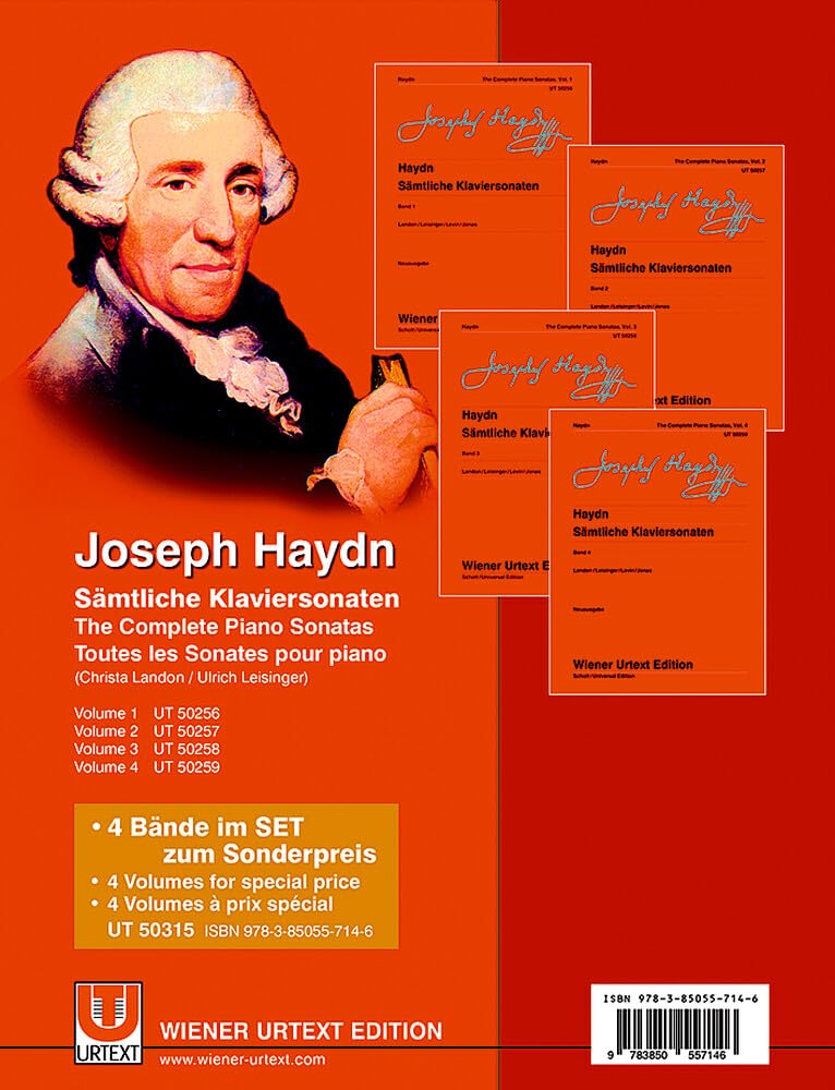 Samtliche klaviersonaten - komplettangebot v. 1-4 piano book