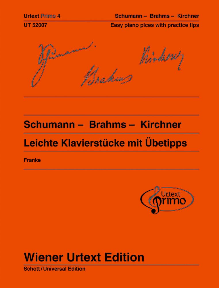 Schumann - Brahms - Kirchner Sheet Music