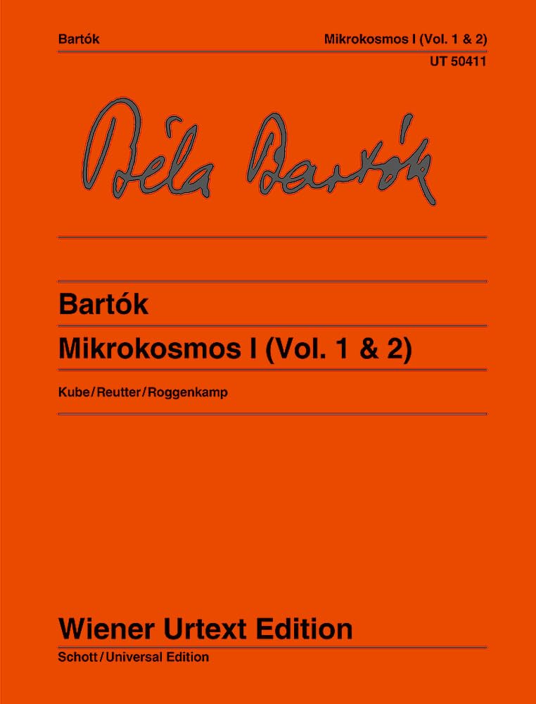 Mikrokosmos: Nach den Quellen hrsg. von Michael Kube und Jochen Reutter. Fingersätze: Béla Bartók. Hinweise zu Studium und Interpretation von Peter ... (Wiener Urtext Edition, Band 1 (Vol. 1 & 2)) Arts & Music