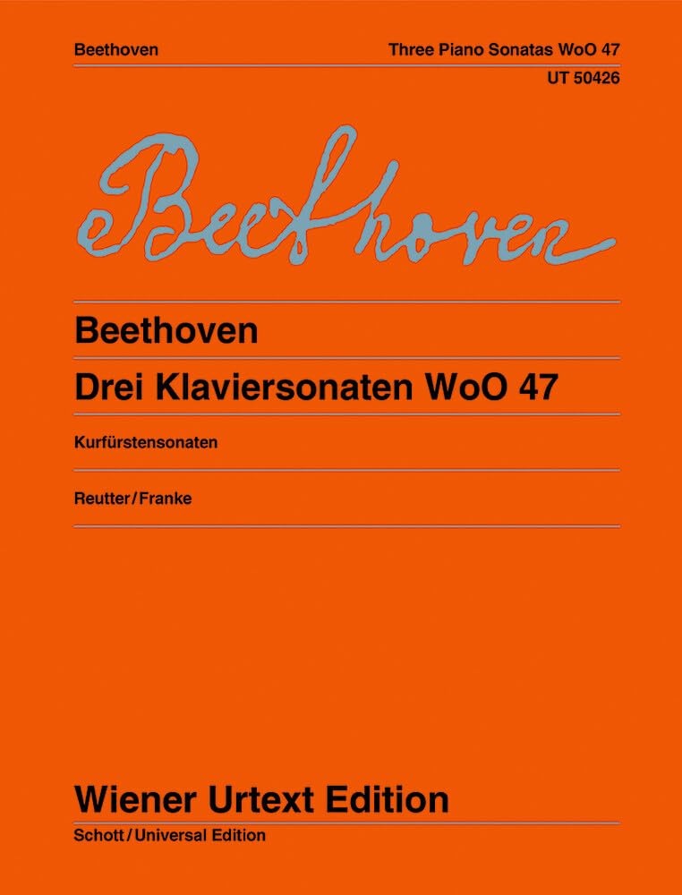 Drei Klaviersonaten: Kurfürstensonaten. WoO 47. Klavier. (Wiener Urtext Edition) Arts & Music