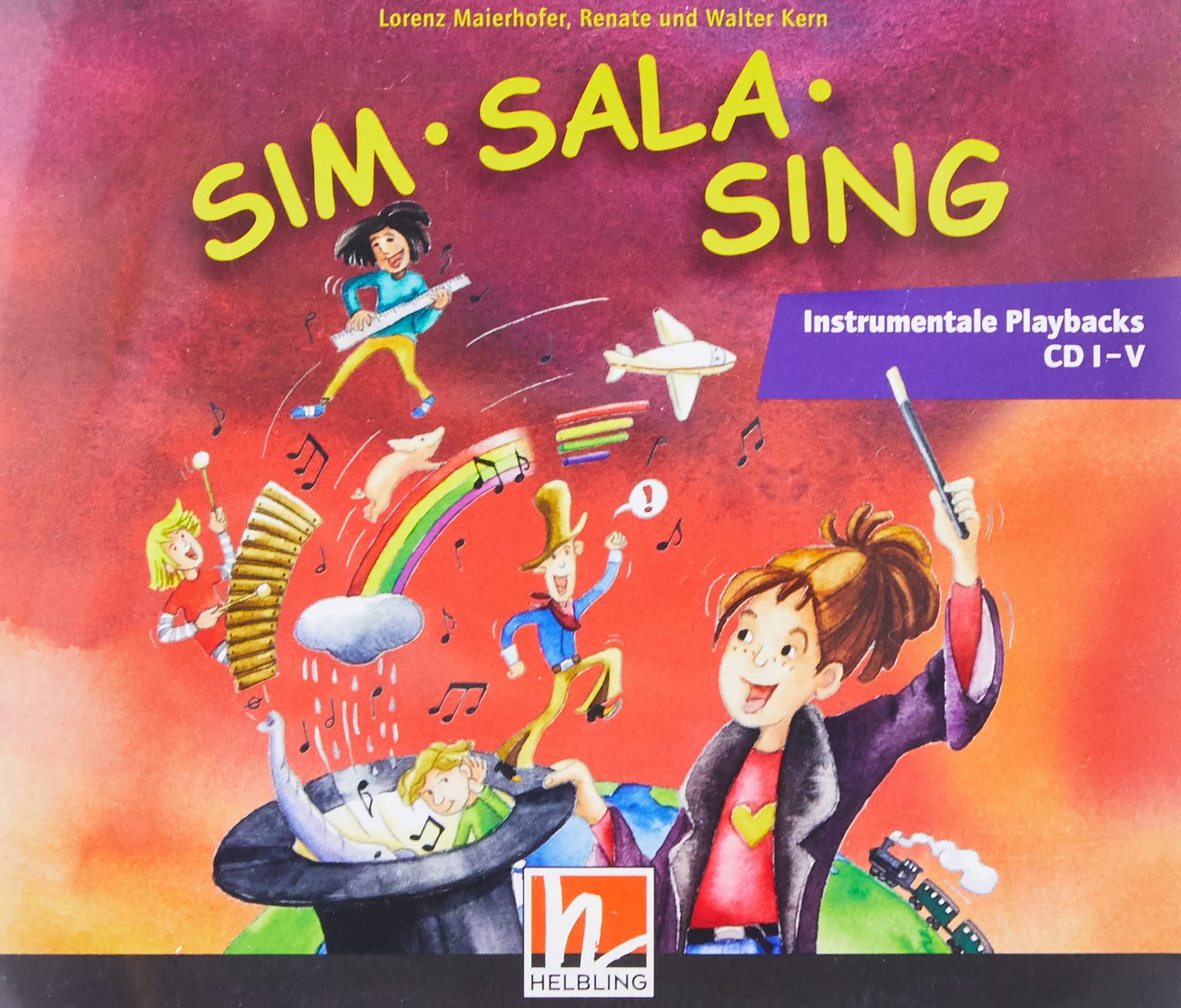 Sim Sala Sing. 5 AudioCDs: Instrumentale Playbacks CD 1-5 (Sim Sala Sing: Instrumentale Playbacks) Sheet Music