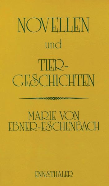Novellen und Tiergeschichten book