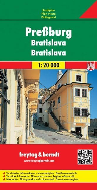 freytag & berndt Stadtplan Preßburg - Bratislava 1:20.000 Leisure, Home & Garden