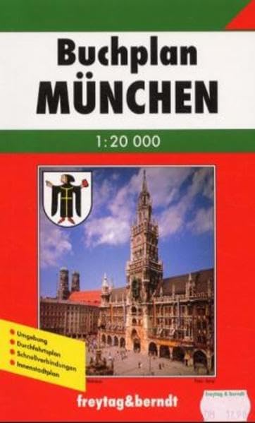 Freytag Berndt Stadtpläne, München, Buchplan: 1:20000 (freytag & berndt Stadtplan) Leisure, Home & Garden