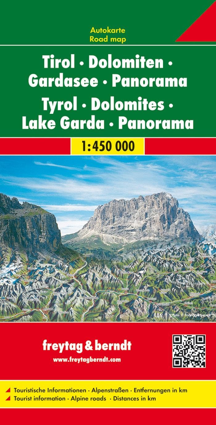 Tirol - Dolomiten  - Gardasee Panorama 1 : 450 000 Leisure, Home & Garden