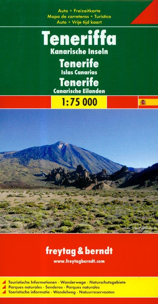Freytag Berndt Autokarte, Teneriffa 1:75 000 incl. Straßenkarte 1:250 000 Leisure, Home & Garden