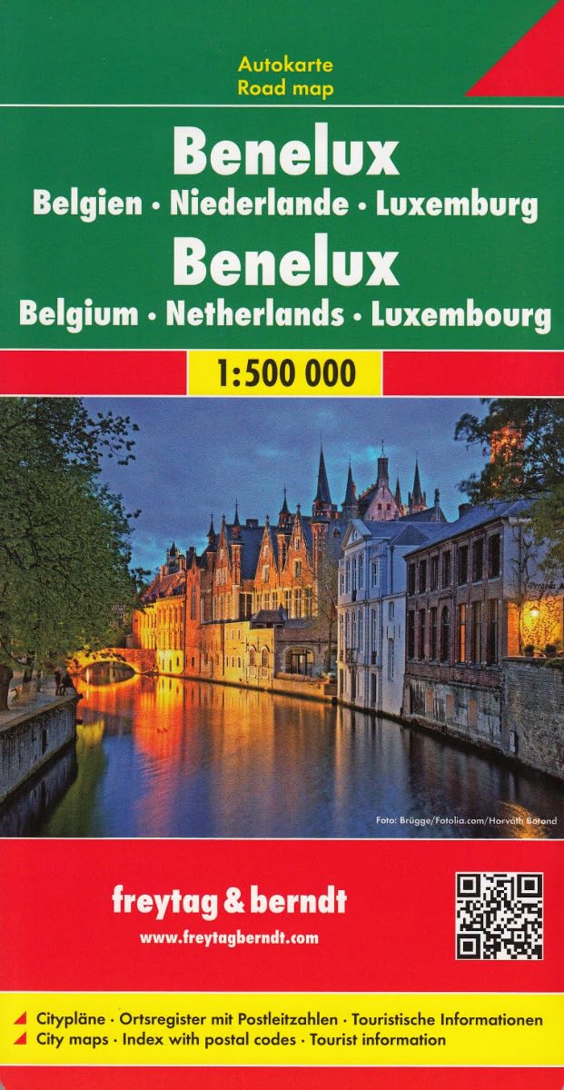 Benelux, Autokarte 1:500.000: Belgien - Niederlande - Luxemburg (freytag & berndt Auto + Freizeitkarten, Band 80) Leisure, Home & Garden