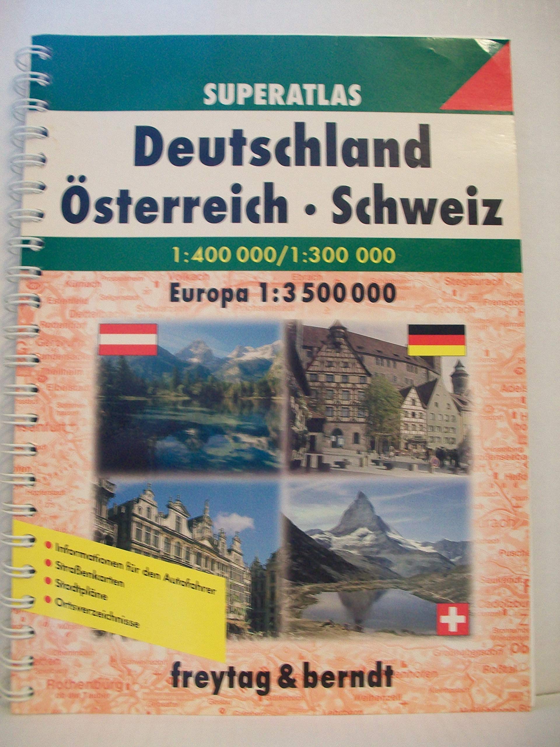Freytag Berndt Atlanten, Superatlas Deutschland, Österreich, Schweiz (freytag & berndt Auto + Freizeitkarten) Leisure, Home & Garden