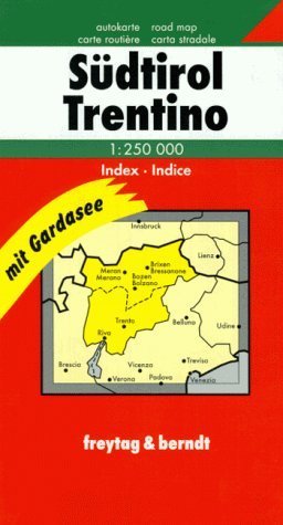 Freytag Berndt Autokarten, Südtirol, Trentino, Venetien, Gardasee: 1:250000 (freytag & berndt Auto + Freizeitkarten) Geology & Geography