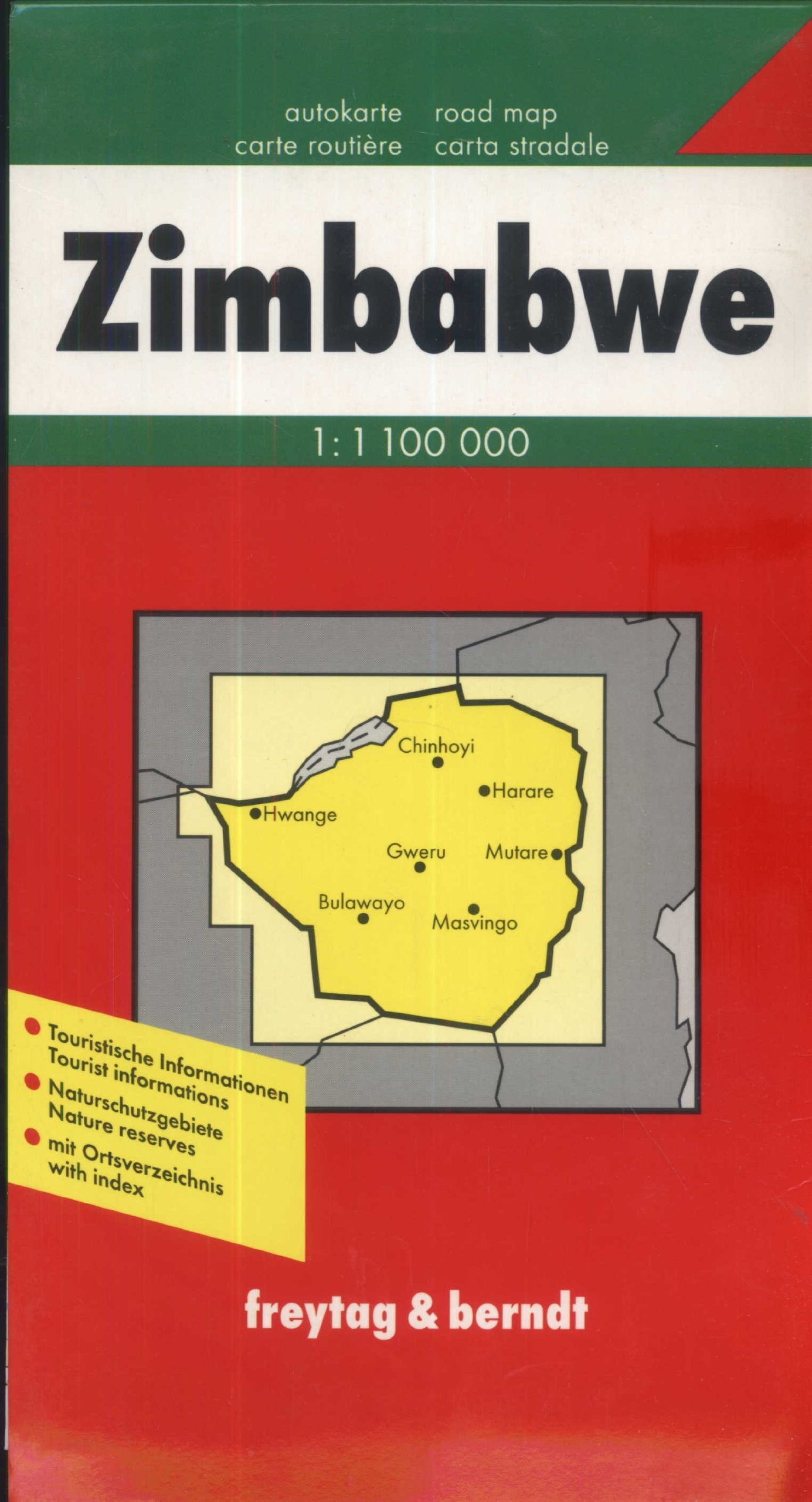 Freytag Berndt Autokarten, Zimbabwe: Ortsverz. Leisure, Home & Garden