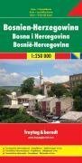 Carte routière : Bosnien und Herzegowina book