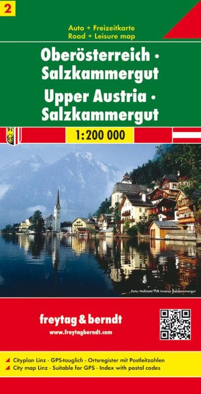 Oberösterreich - Salzkammergut, Autokarte 1:200.000 (freytag & berndt Auto + Freizeitkarten) Leisure, Home & Garden