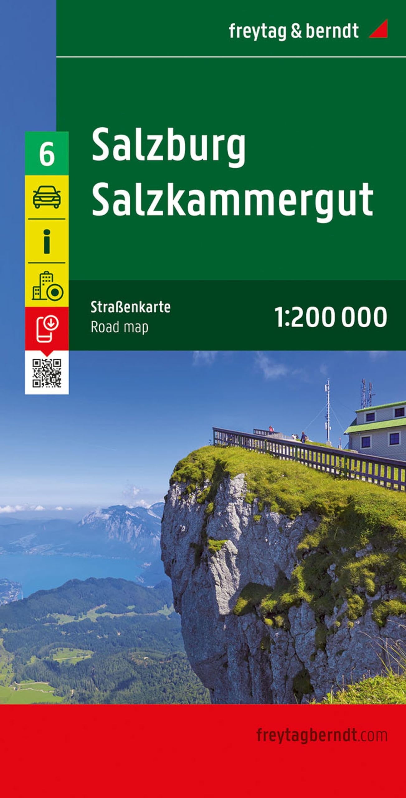 FuB Österreich 06 Land Salzburg - Salzkammergut 1 : 200 000 Leisure, Home & Garden