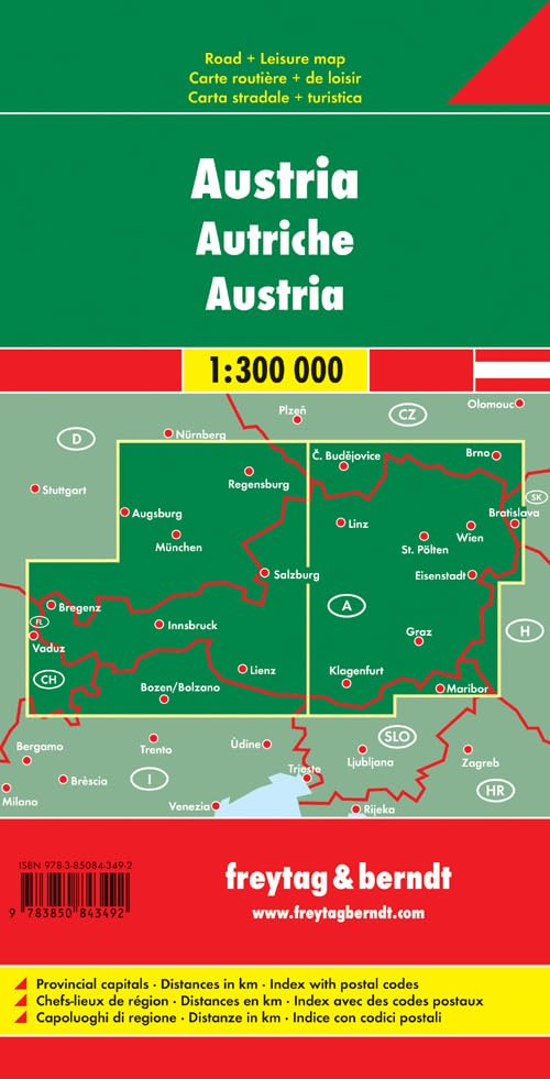 Österreich: 1:300000 Leisure, Home & Garden