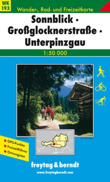 Sonnblick - Großglocknerstraße - Unterpinzgau: 1:50000 (freytag & berndt Wander-Rad-Freizeitkarten) Leisure, Home & Garden