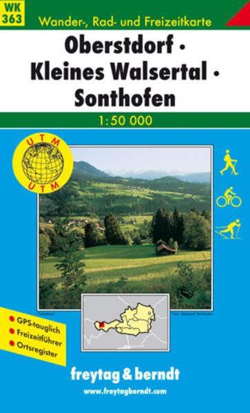 Oberstdorf - Kleines Walsertal - Sonthofen: 1:50000 (freytag & berndt Wander-Rad-Freizeitkarten) Leisure, Home & Garden