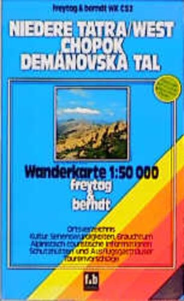 Carte de randonnée : Niedere Tatra, West book