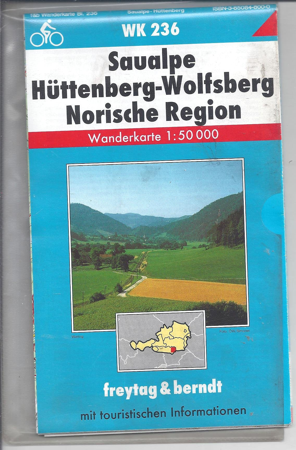 Saualpe - Hüttenberg - Wolfsberg - Norische Region: 1:50000 (freytag & berndt Wander-Rad-Freizeitkarten) Leisure, Home & Garden
