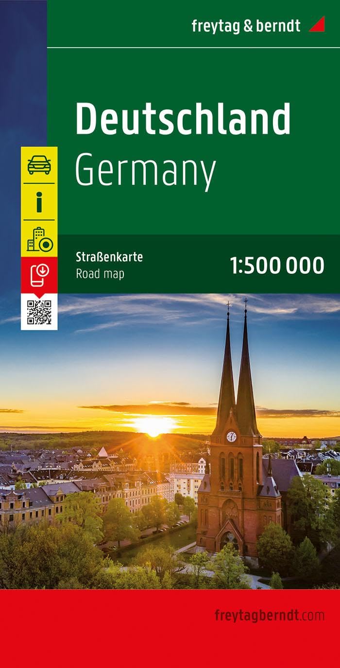 Deutschland, Straßenkarte 1:500.000, freytag & berndt Leisure, Home & Garden
