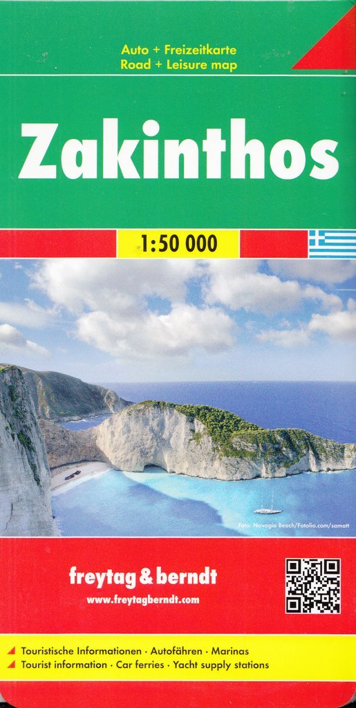 freytag & berndt Auto + Freizeitkarten: Zakinthos: Autokarte - Maßstab 1:50.000: Auto + Freizeitkarte. Touristische Informationen, Autofähren, Marinas Leisure, Home & Garden