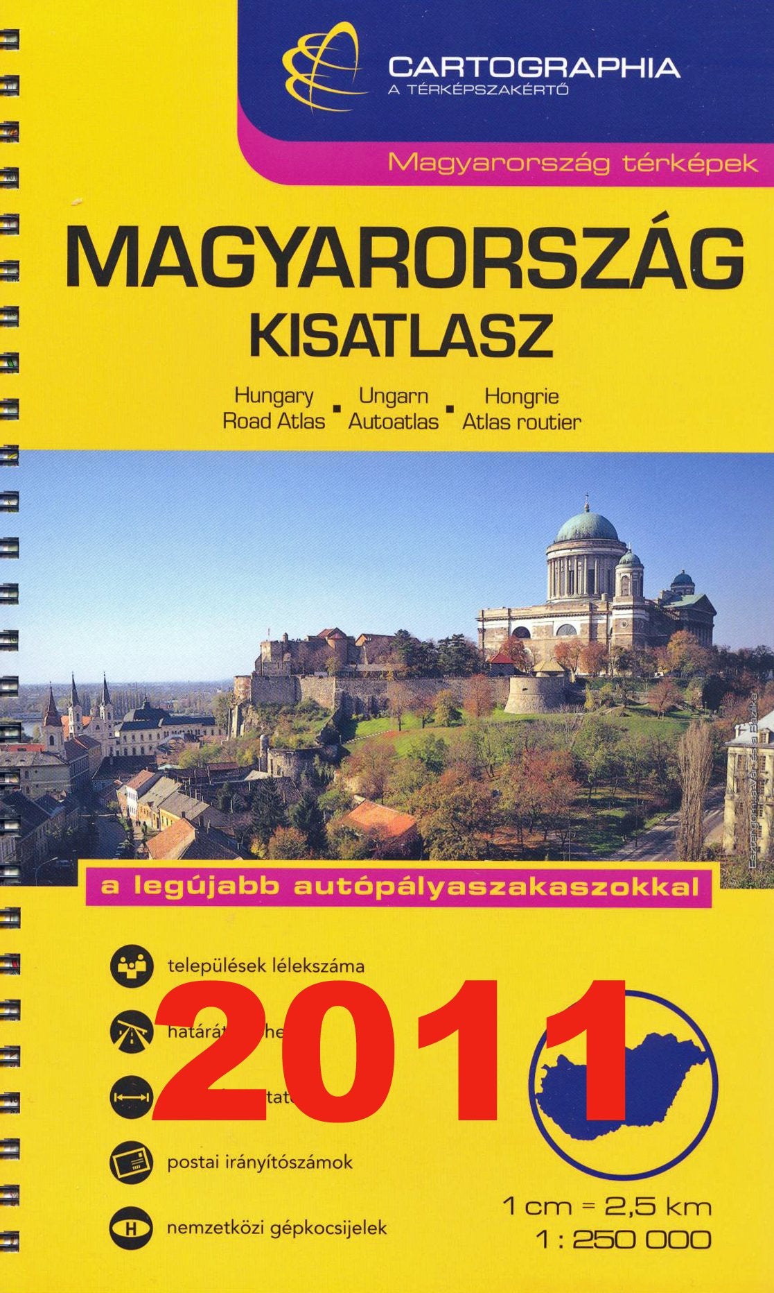 Hungary Road Atlas Leisure, Home & Garden