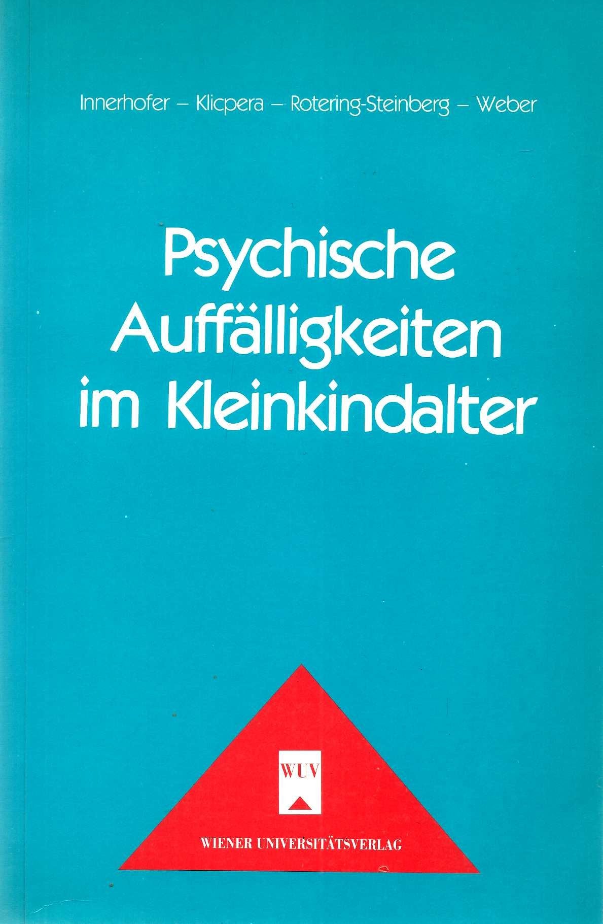 Psychische Auffälligkeiten im Kleinkindalter Books