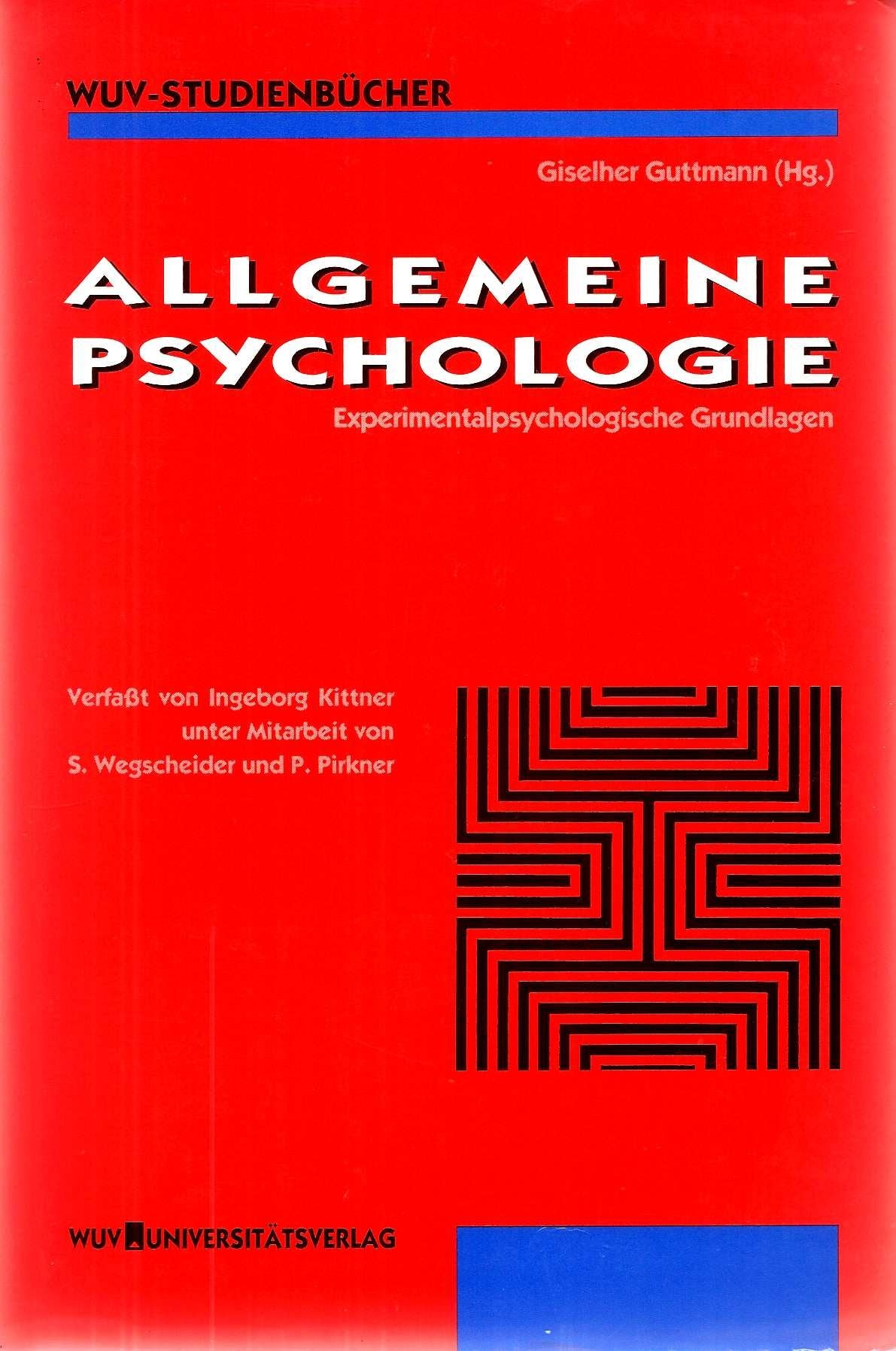 Allgemeine Psychologie Psychology Books