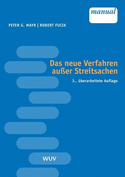 Das neue Verfahren außer Streitsachen Law