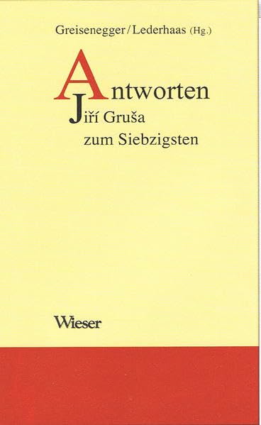 Antworten: Jiří Gruša zum Siebzigsten Contemporary literature