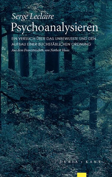 Psychoanalysieren. Ein Versuch über das Unbewußte und den Aufbau der buchstäblichen Ordnung: Ein Versuch über das Unbewusste und den Aufbau einer buchstäblichen Ordnung Philosophy
