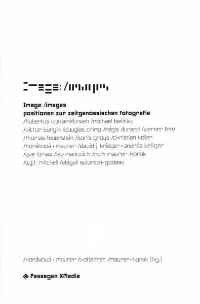 Image: /images: Positionen zur zeitgenössischen Fotografie (Passagen X-Media) Photography