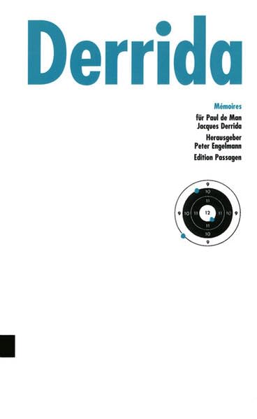 Mémoires: Für Paul de Man (Edition Passagen) Philosophy
