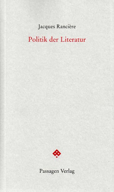 Politik der Literatur (Passagen Forum) Philosophy