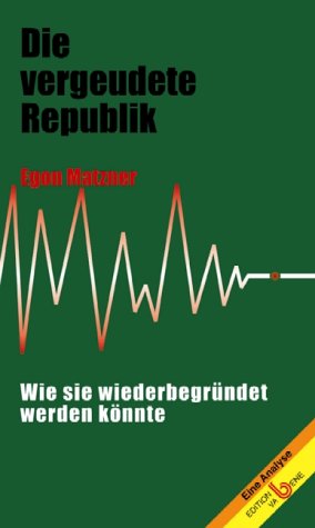 Die vergeudete Republik. Wie sie wiederbegründet werden könnte. Eine Analyse Politics & History