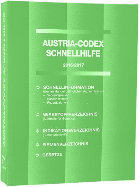 Product Image: Austria-Codex Schnellhilfe 2016/17