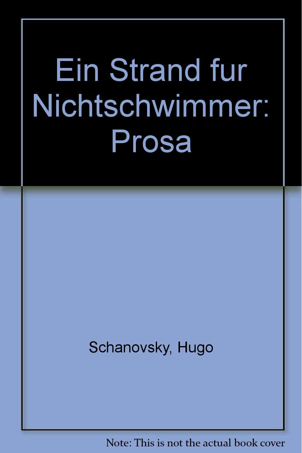 Ein Strand für Nichtschwimmer. Prosa. Mit Illustrationen von Peter Kubovsky. Sauberes Paperback mit OSU. - 178 S. (pages) Books